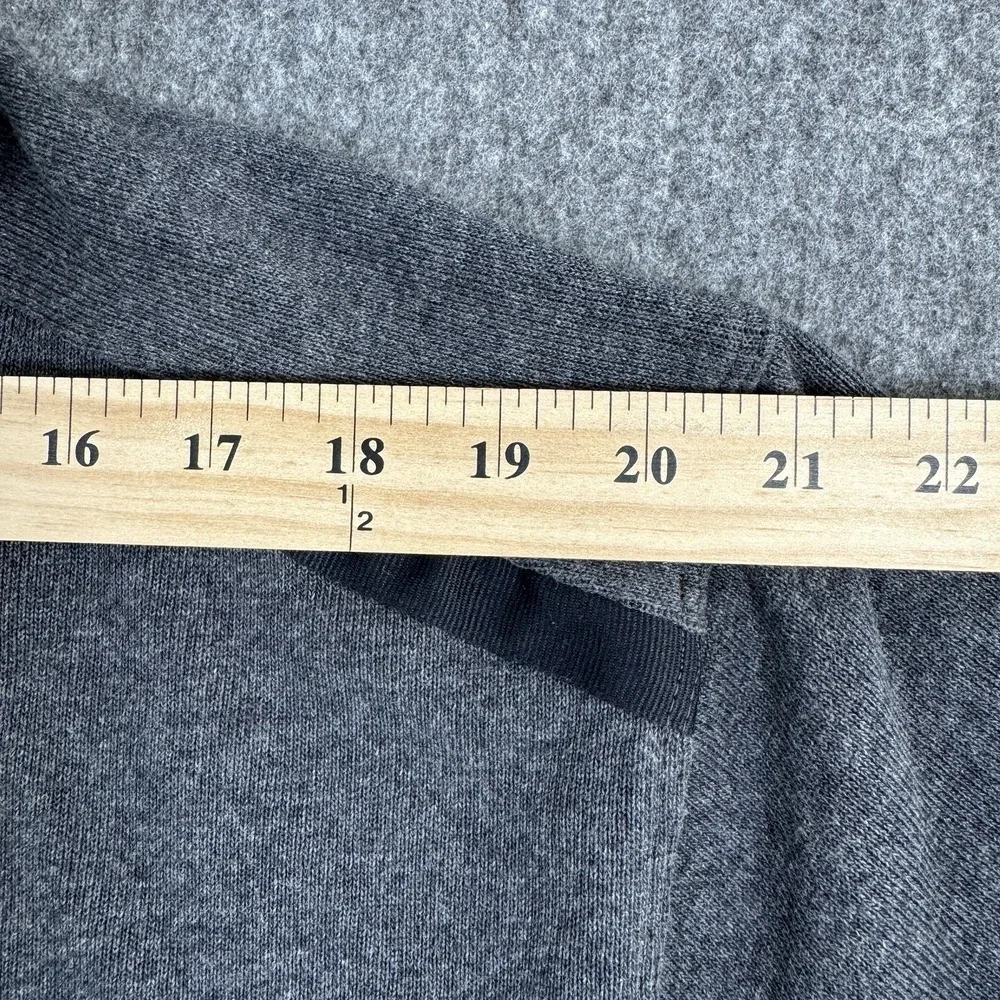 Nike Golf Men's XL Dri-FIT 1/4 Zip Pullover Gray Cotton Blend Long Sleeve